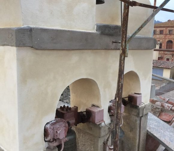 Restoration of the roof of the Church of San Michele Arcangelo in Ruscello (AR)